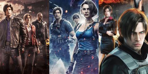 resident evil animated movies in order